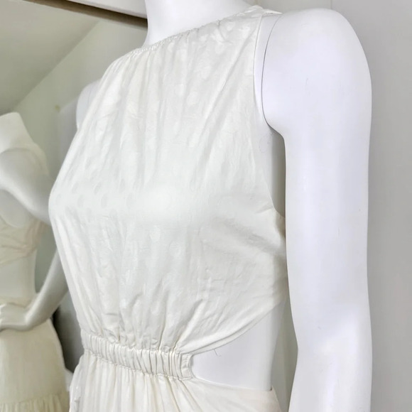 Tiered Cut-Out Maxi Dress in Ivory Size Small Significant Other Anthropologie - Picture 7 of 15